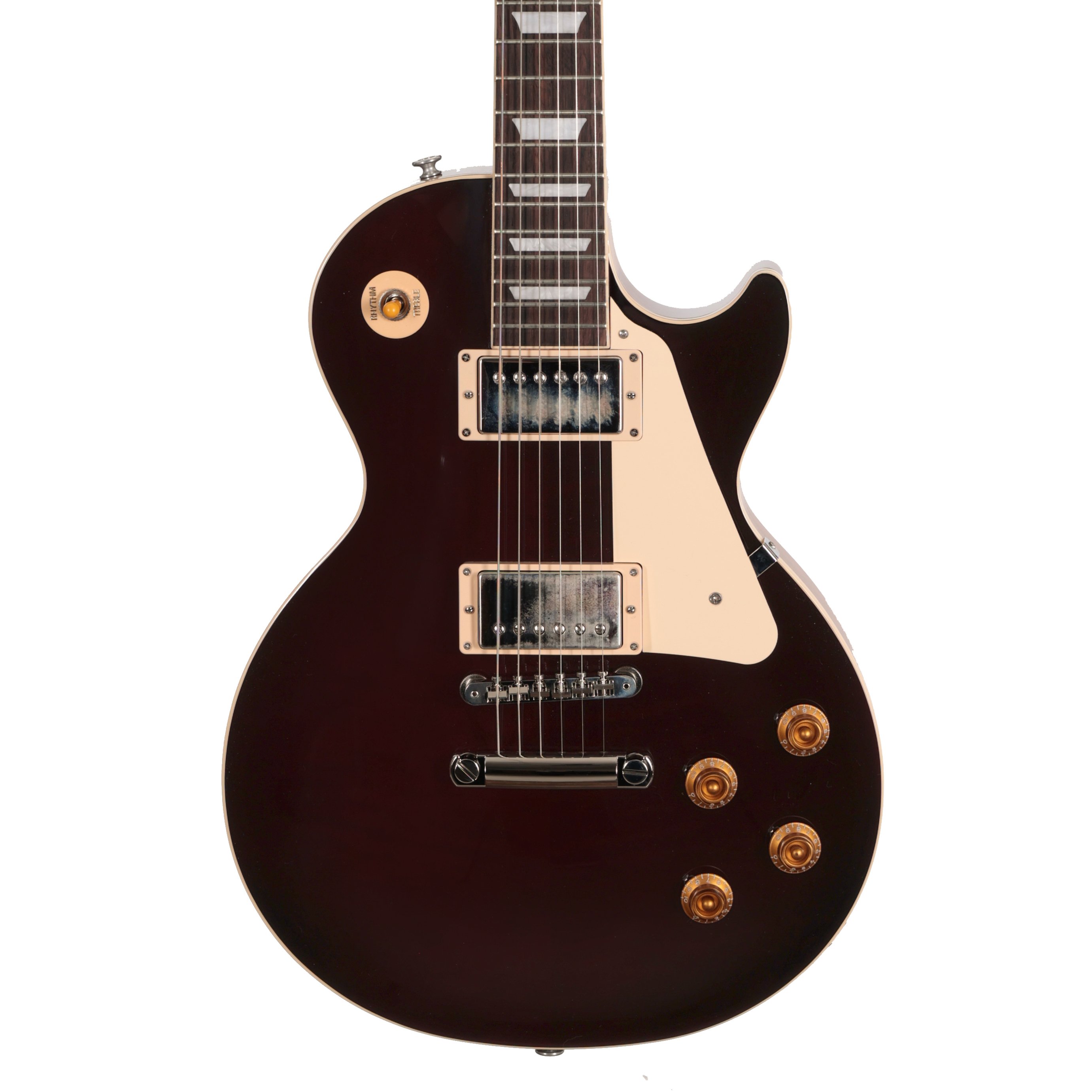 Gibson USA Les Paul Standard 50s Electric Guitar in Transparent Oxblood